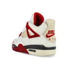 BIKE AIR x Nigel Sylvester x Air Jordan 4 Retro SP Sail / Cinnabar - Anthracite - Muslin Mid Top Sneakers IQ8055 100 Material | Overkill