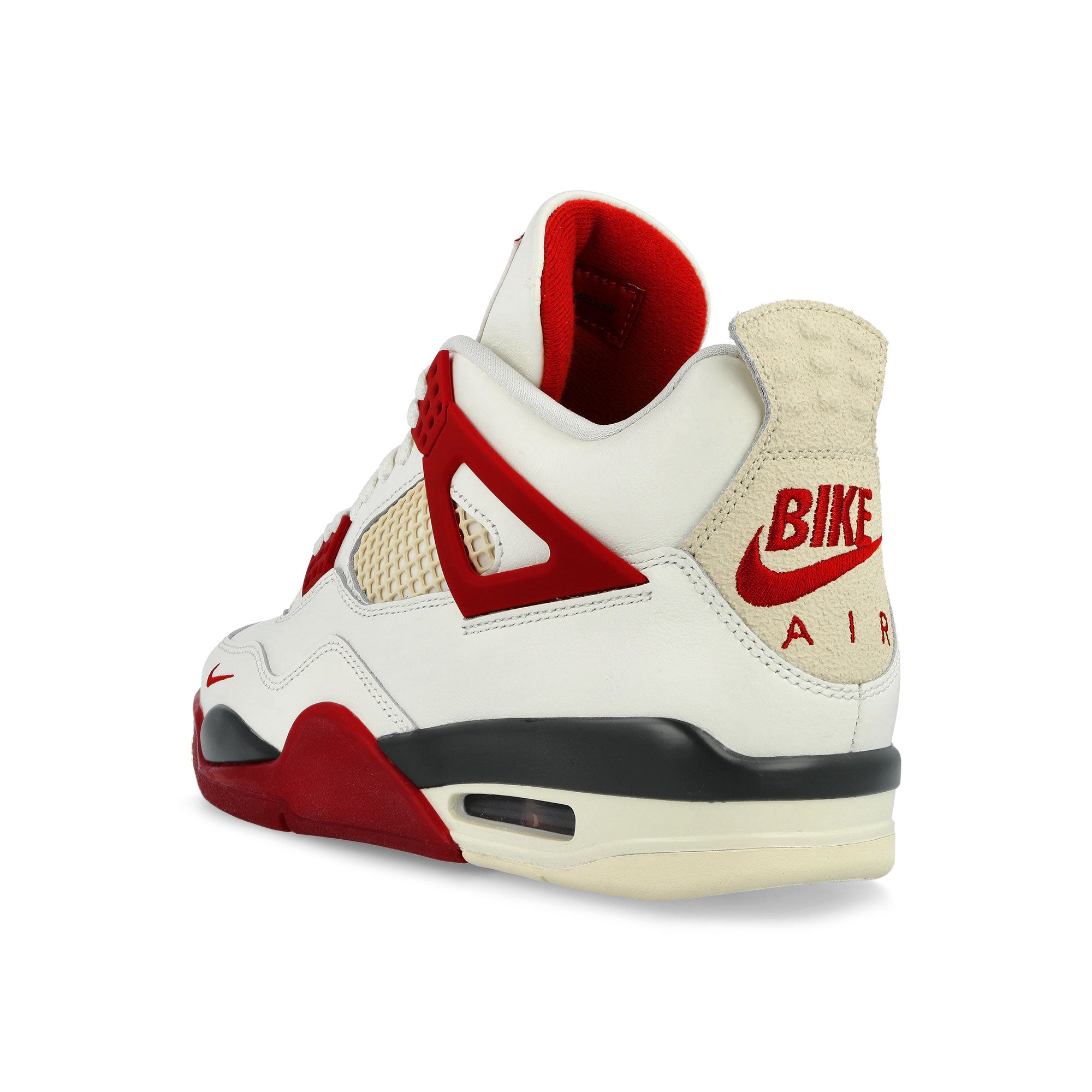 BIKE AIR x Nigel Sylvester x Air Jordan 4 Retro SP Sail / Cinnabar - Anthracite - Muslin Mid Top Sneakers IQ8055 100 Material | Overkill