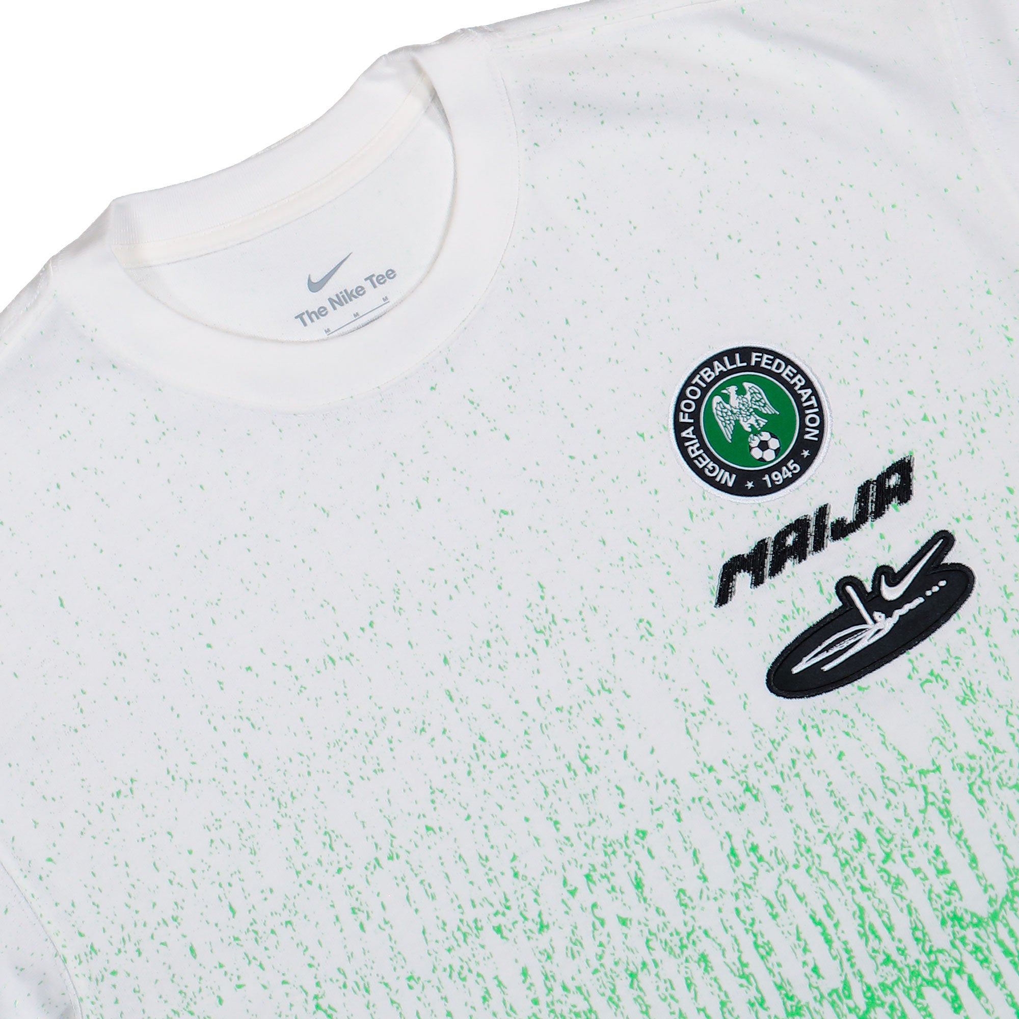Slawn x Nike NFF Nigeria Premium Tee White T-Shirts IR0496 100 Detailfoto | Overkill
