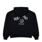 Fragment x Union x Jordan FZ Hoodie Black / Sail Hoodies IR0641 010 Close-up | Overkill
