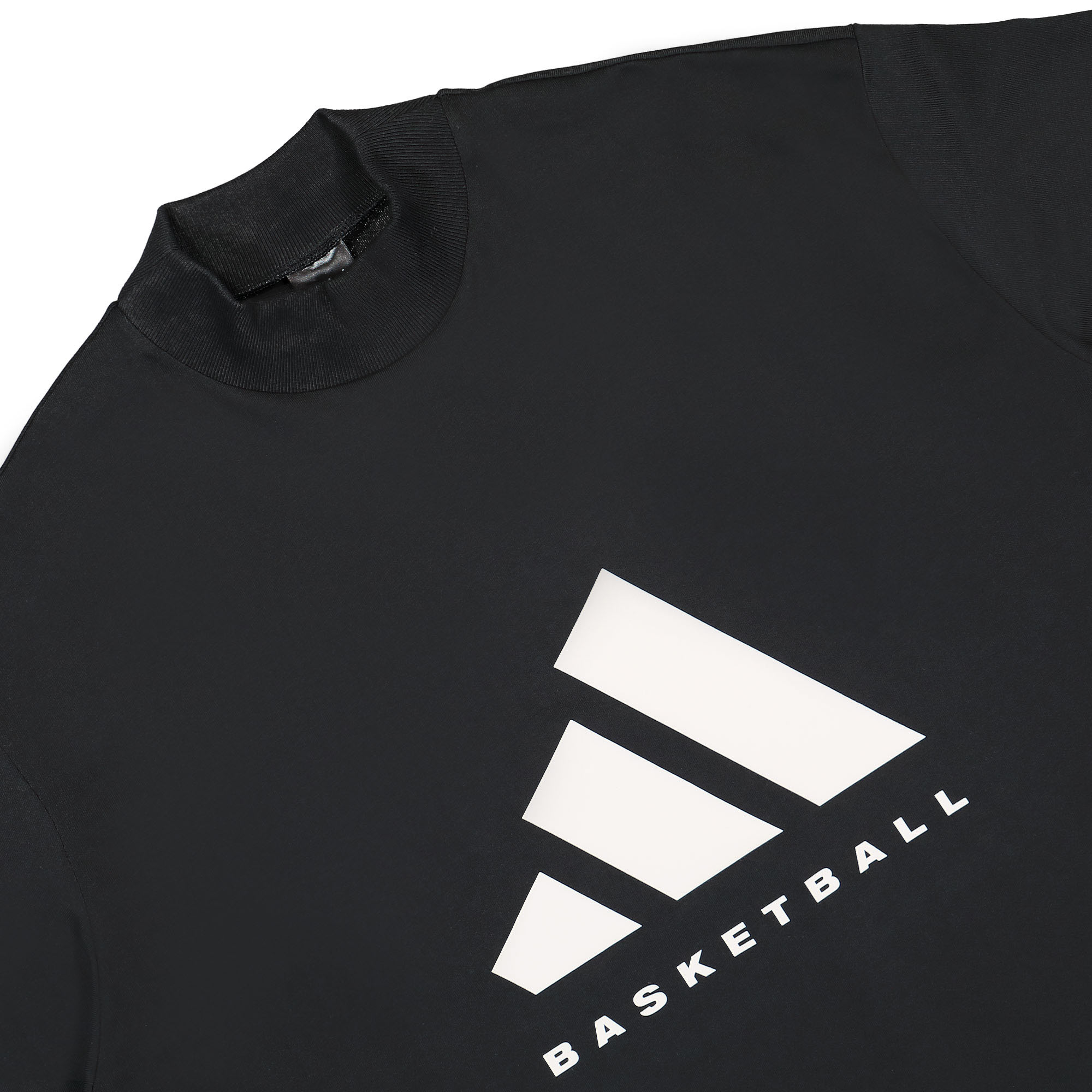 adidas One Basketball Jersey Tee Black / Talc T-Shirts Close-up | Overkill