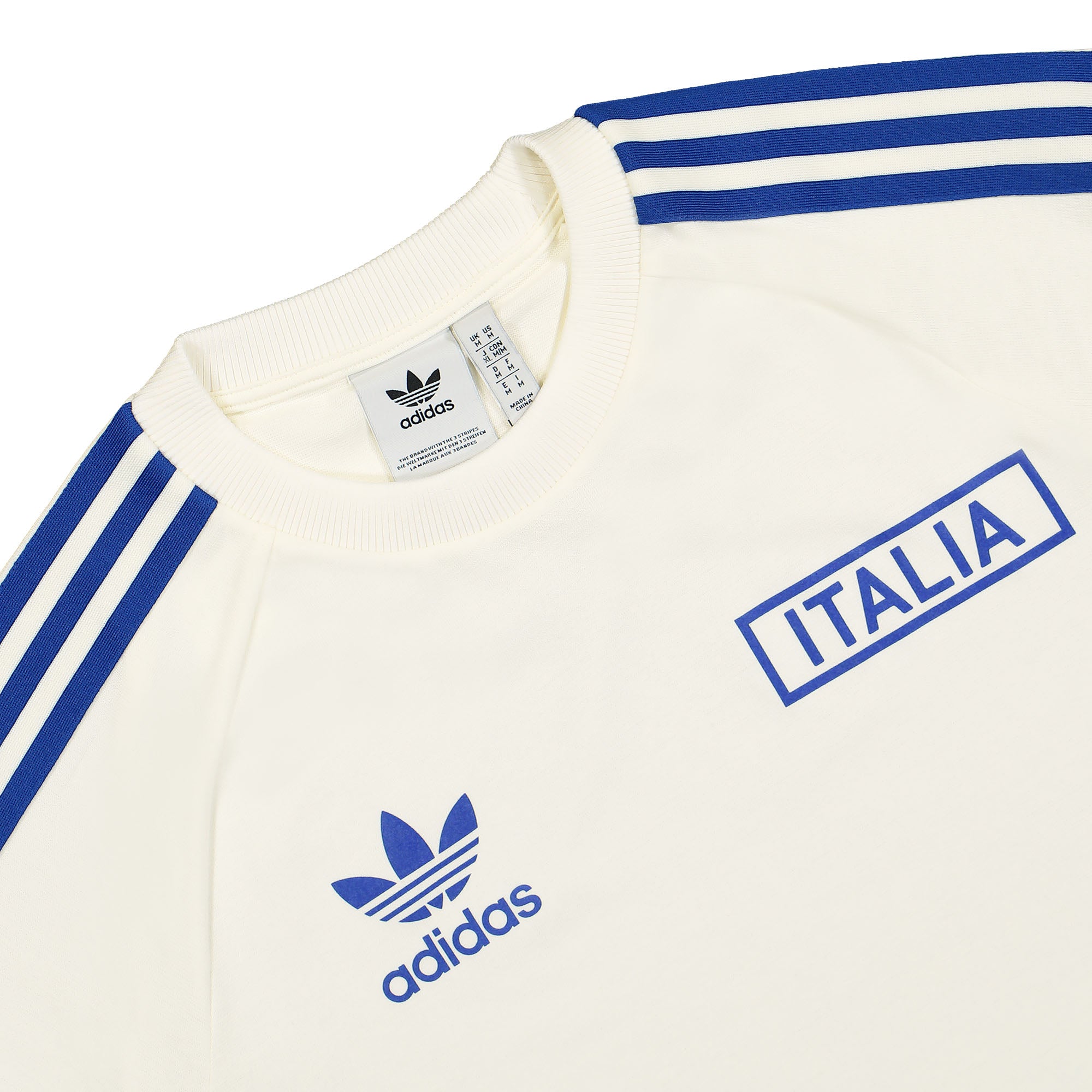 adidas Italy OG 3S Tee Off White T-Shirts Close-up | Overkill