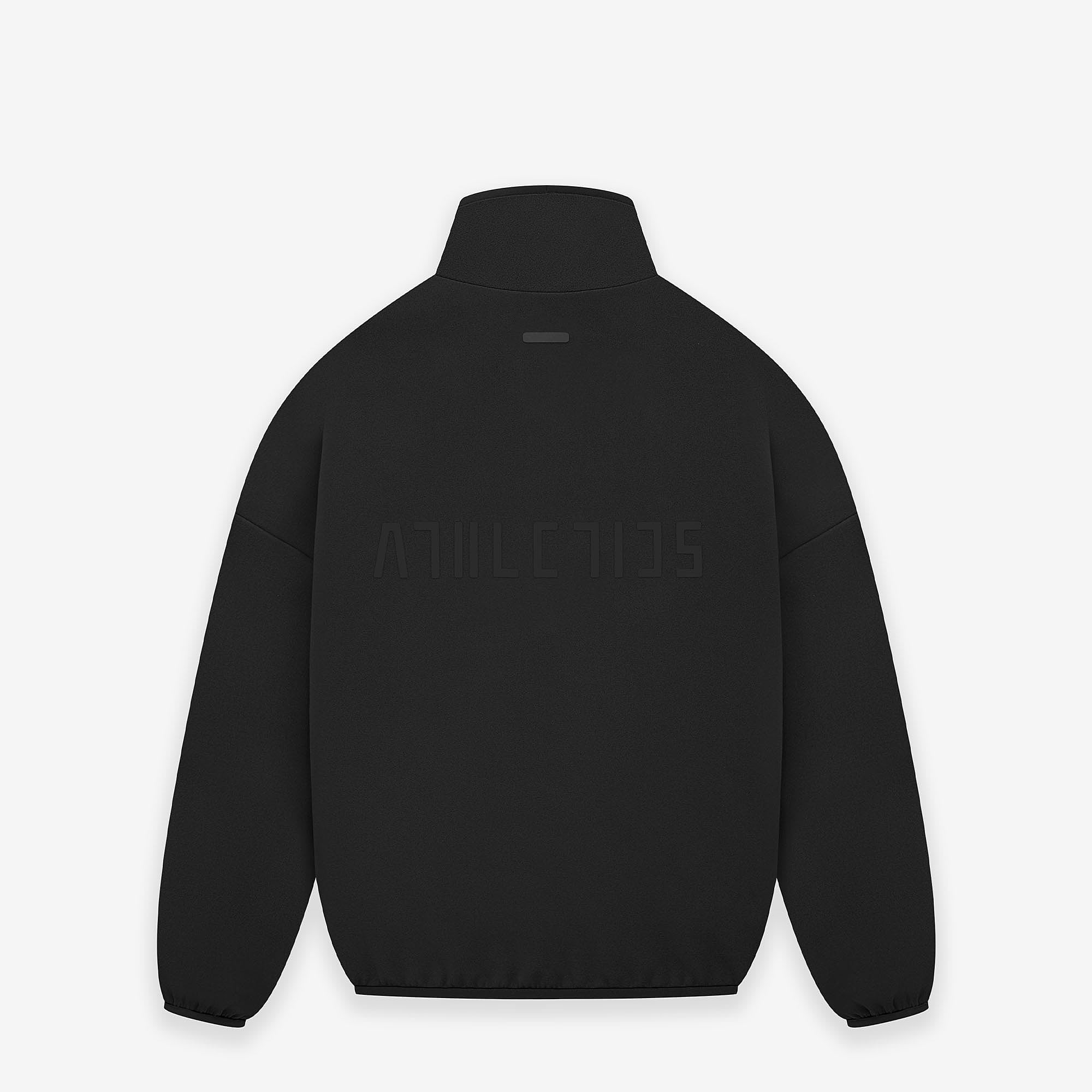 adidas Fear of God Athletics x adidas 1/2 Zip Sweatshirt Black Sweatshirts Material | Overkill