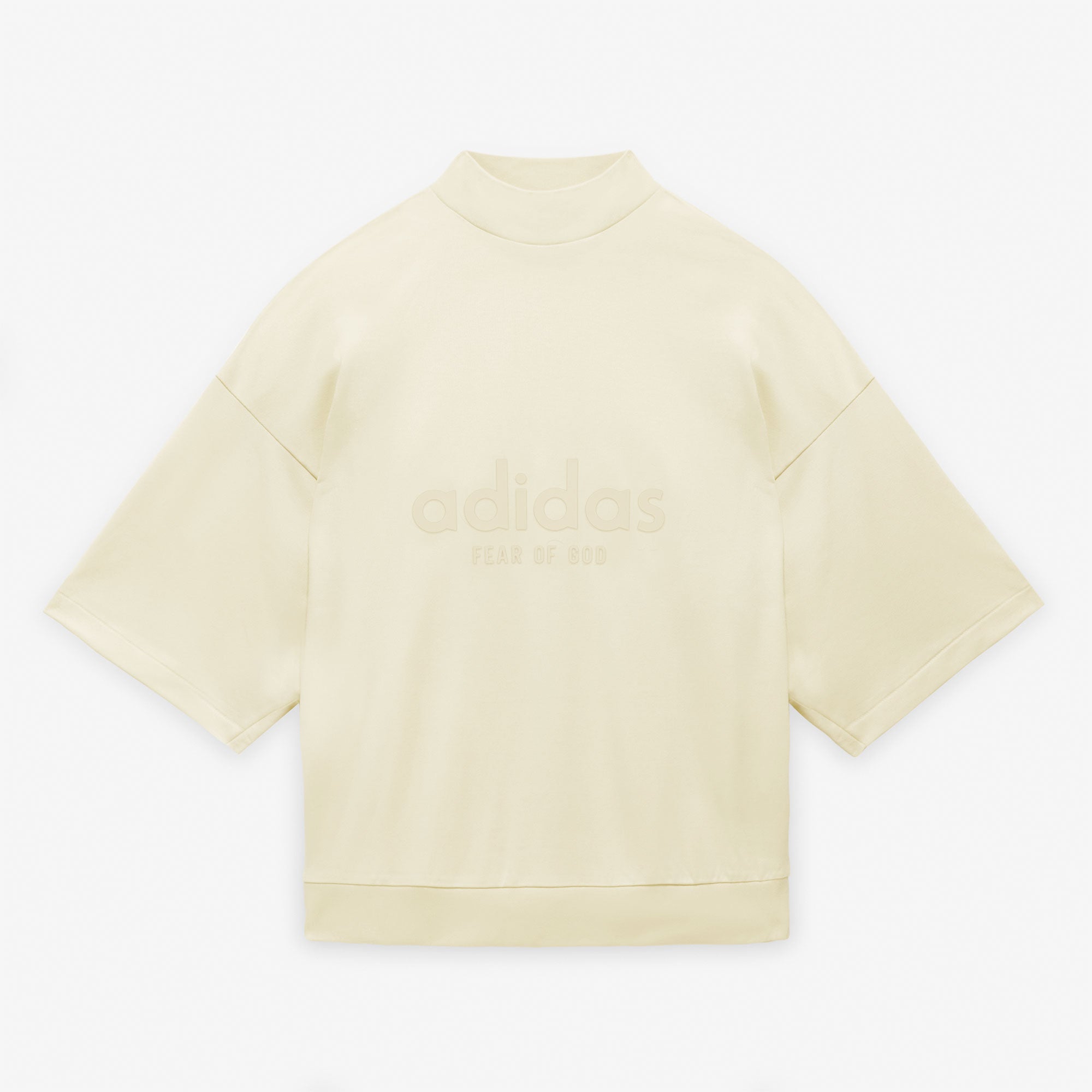 adidas 3/4 Mock T-Shirt Pale Yellow T-Shirts IS6840 | Overkill