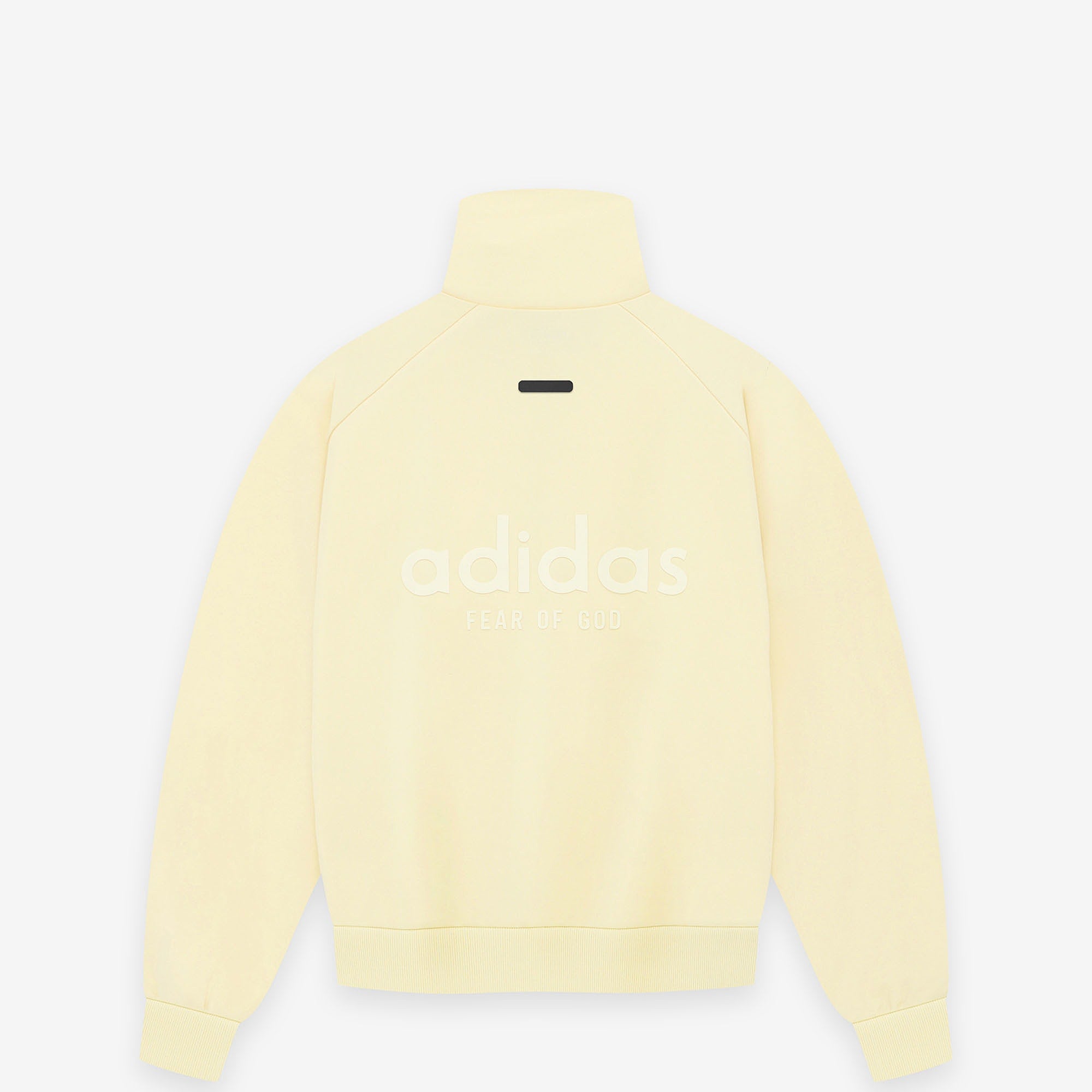 adidas Fear of God Athletics x adidas SH Tracktop Pale Yellow Track Jackets Close-up | Overkill