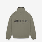 adidas Fear of God Athletics x adidas 1/2 Zip Sweatshirt Clay Sweatshirts Close-up | Overkill