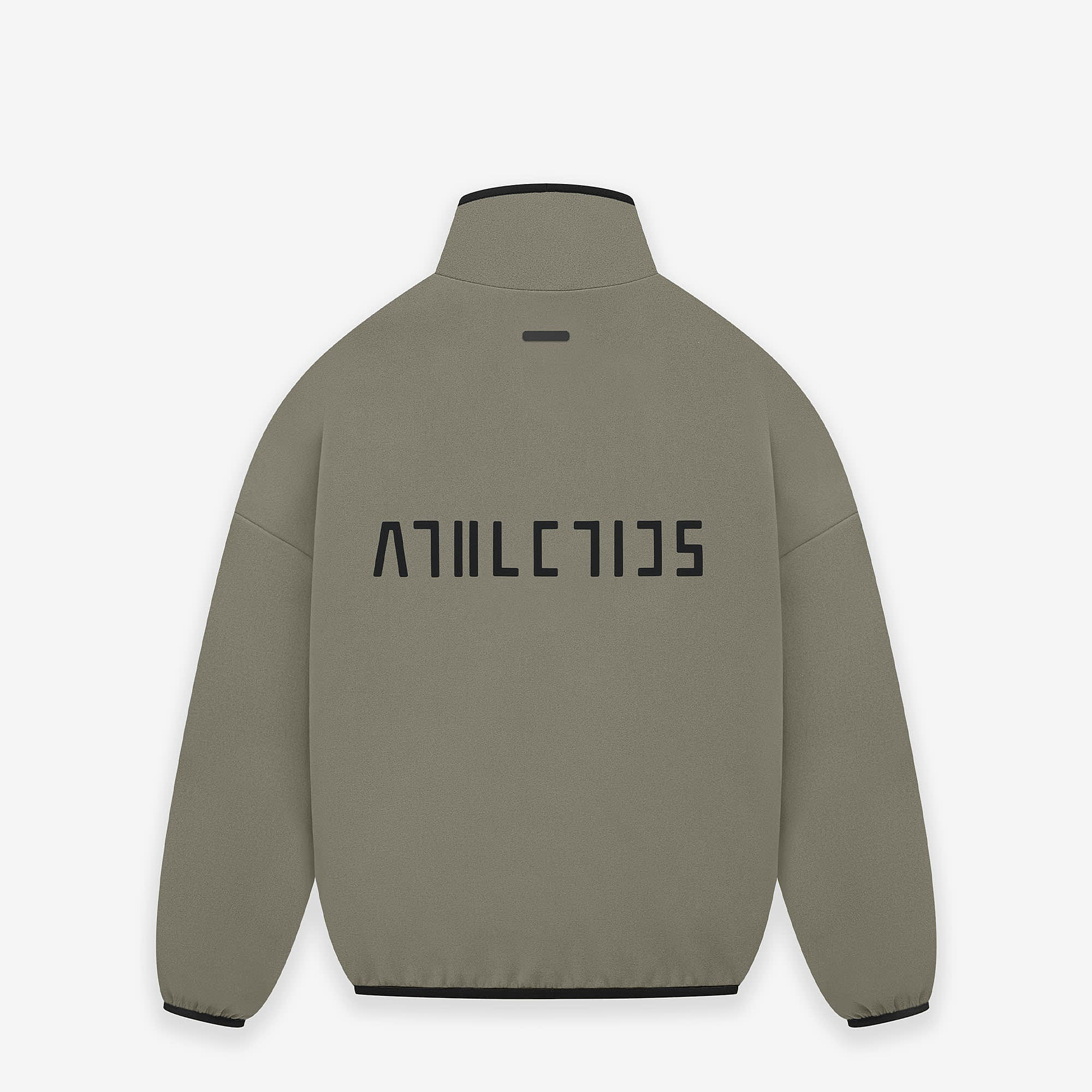 adidas Fear of God Athletics x adidas 1/2 Zip Sweatshirt Clay Sweatshirts Close-up | Overkill