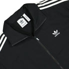 adidas Woven Firebird Tracktop Black Track Jackets Close-up | Overkill