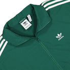 adidas Woven Firebird Tracktop Collegiate Green Track Jackets Close-up | Overkill