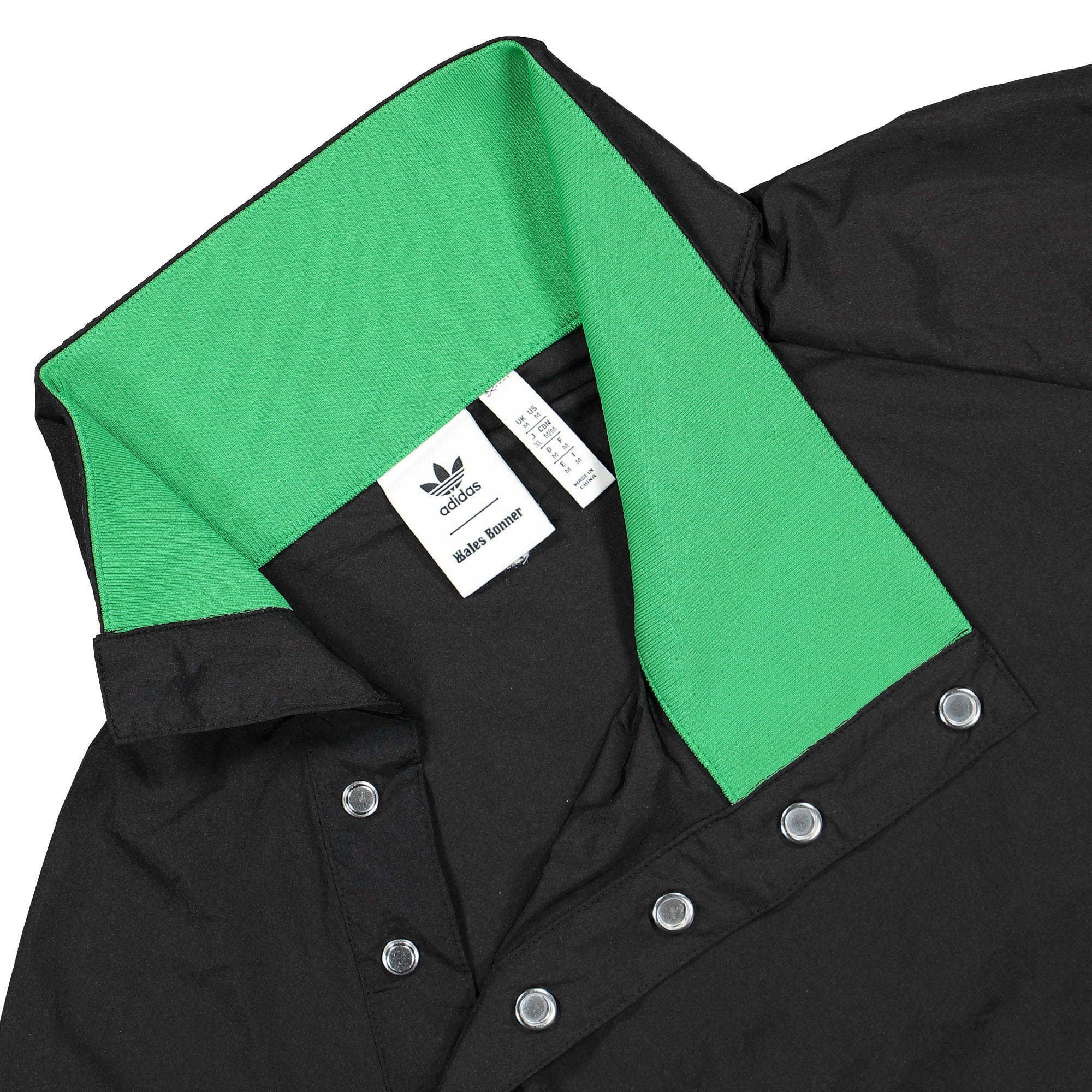 adidas Nylon Top Black Track Jackets Close-up | Overkill
