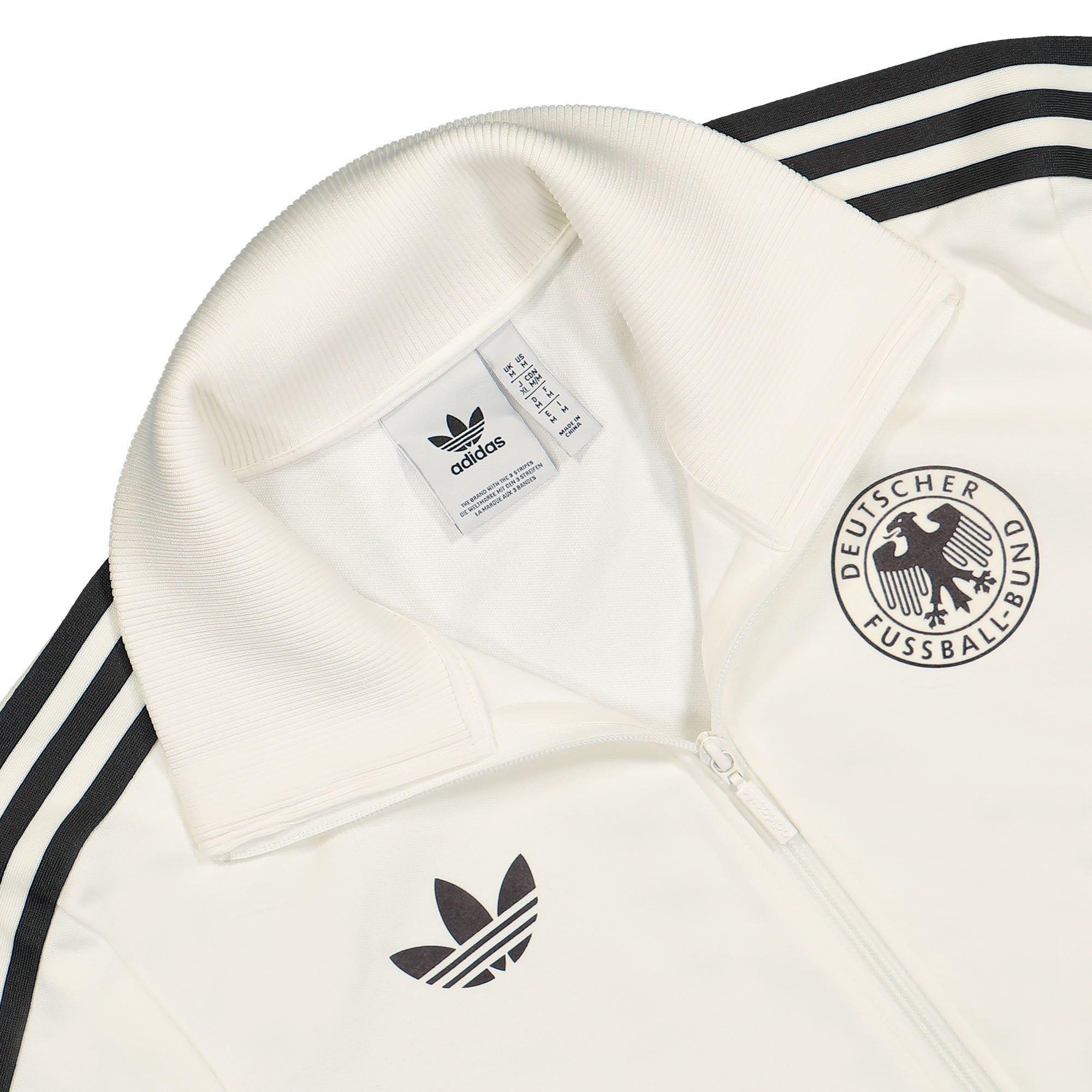 adidas DFB OG Beckenbauer Tracktop Off White Track Jackets Close-up | Overkill