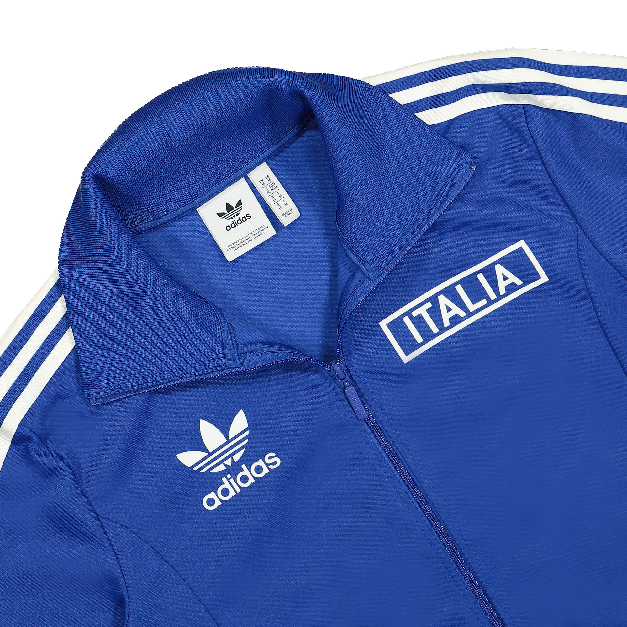 adidas Italy OG Beckenbauer Tracktop Royalblue Track Jackets Close-up | Overkill