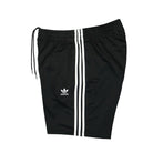 adidas Firebird Short Black / White Shorts Close-up | Overkill