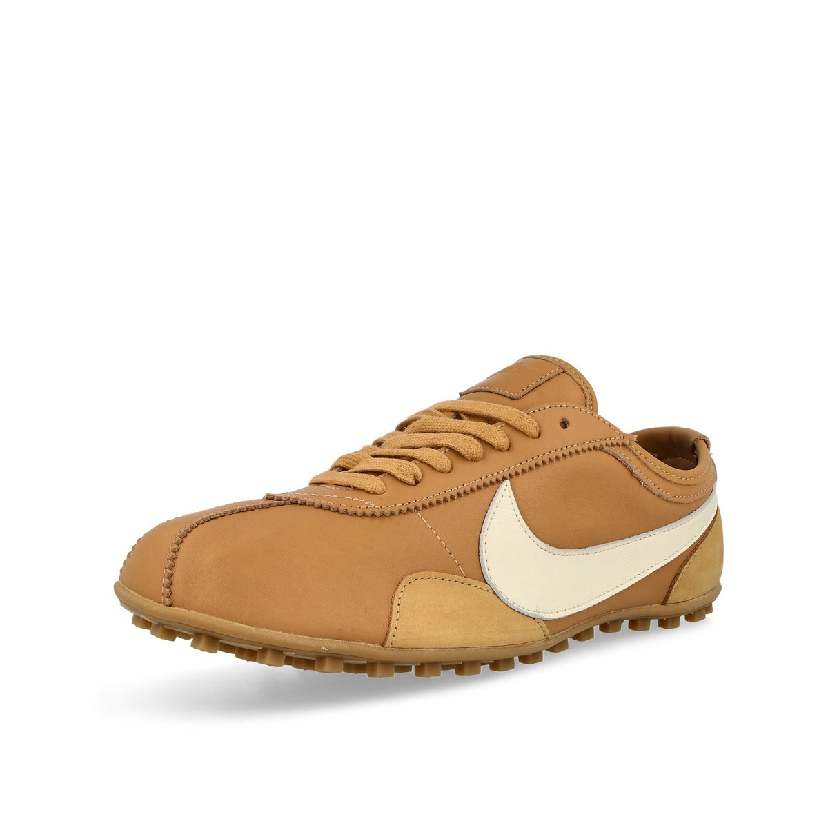 Nike Moon Shoe OG Leather Flax / Pale Ivory - Gum Med Brown - Malachite sneaker IU3162 200 Close-up | Overkill
