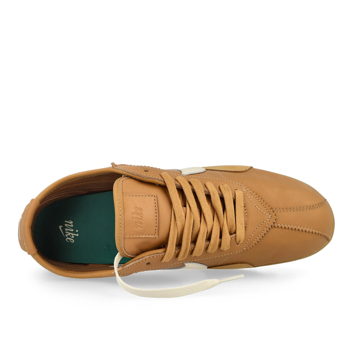 Nike Moon Shoe OG Leather Flax / Pale Ivory - Gum Med Brown - Malachite sneaker IU3162 200 Detailfoto | Overkill
