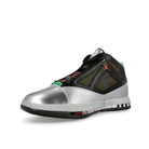 Free The Youth x Air Jordan 16 FTY SP Metallic Silver / Picante Red High Top Sneakers IV7638 001 Detail View 5 | Overkill
