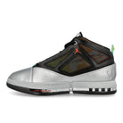 Free The Youth x Air Jordan 16 FTY SP Metallic Silver / Picante Red High Top Sneakers IV7638 001 Detail View 2 | Overkill
