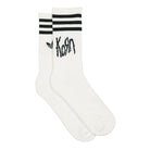 adidas Korn x adidas 3 Pack Socks Off White / Black / Brown Desert Socks Material | Overkill