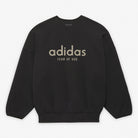adidas Crew Neck Sweatshirt Black Sweatshirts Close-up | Overkill
