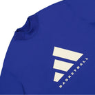 adidas One Basketball Cotton Jersey Tee Luc Blue T-Shirts Close-up | Overkill