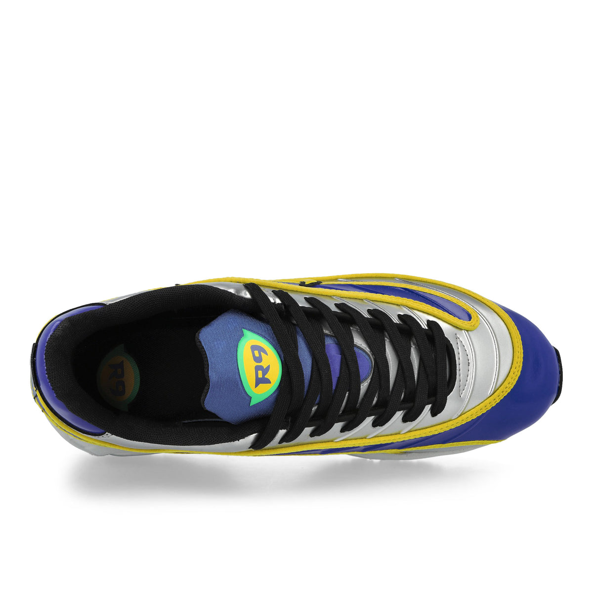 Nike Air Max Joga Bonito R9 Metallic Silver / Varsity Maize Low Top Sneakers IX8646 001 Detail View 1 | Overkill