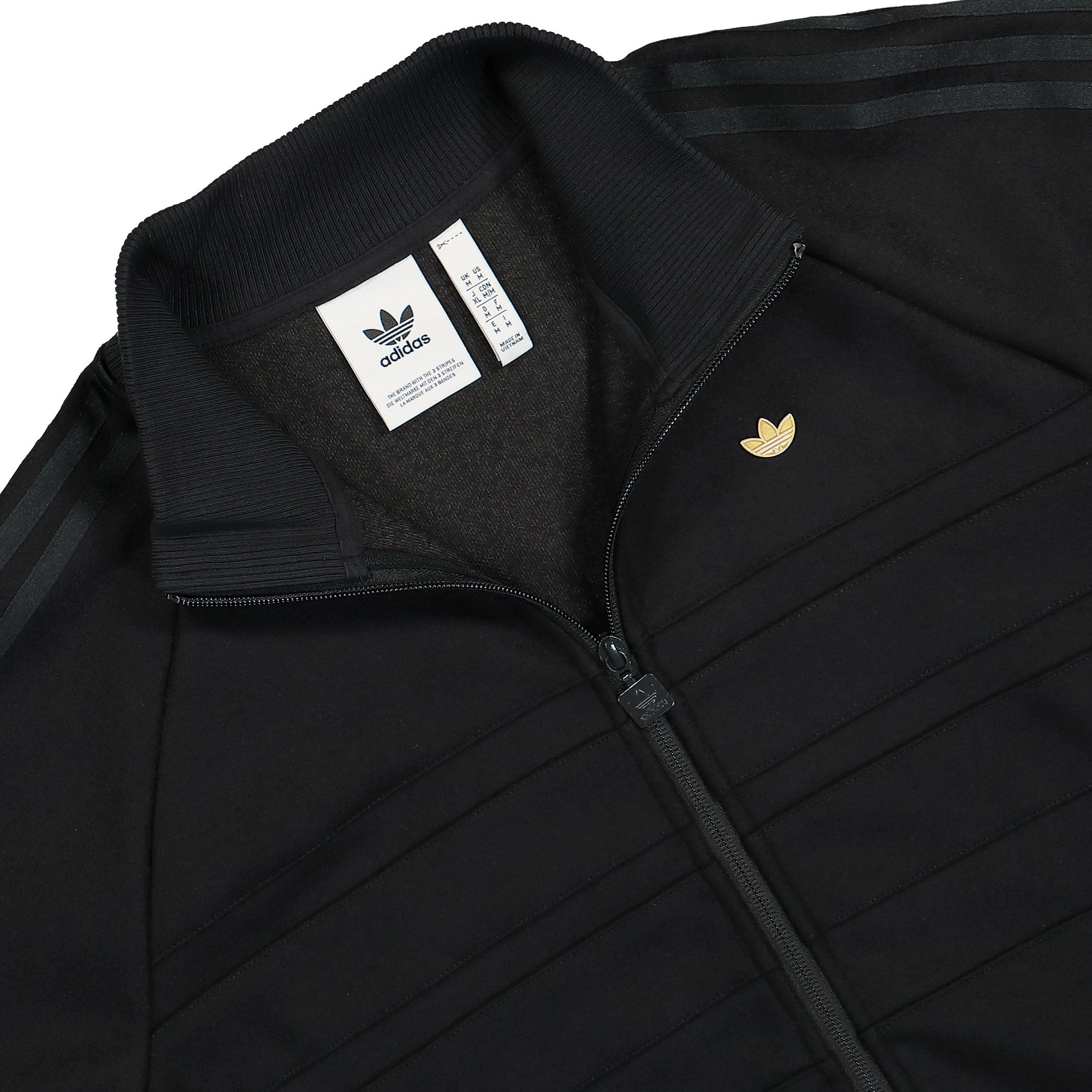 adidas Archive Track Top Black Track Jackets Close-up | Overkill