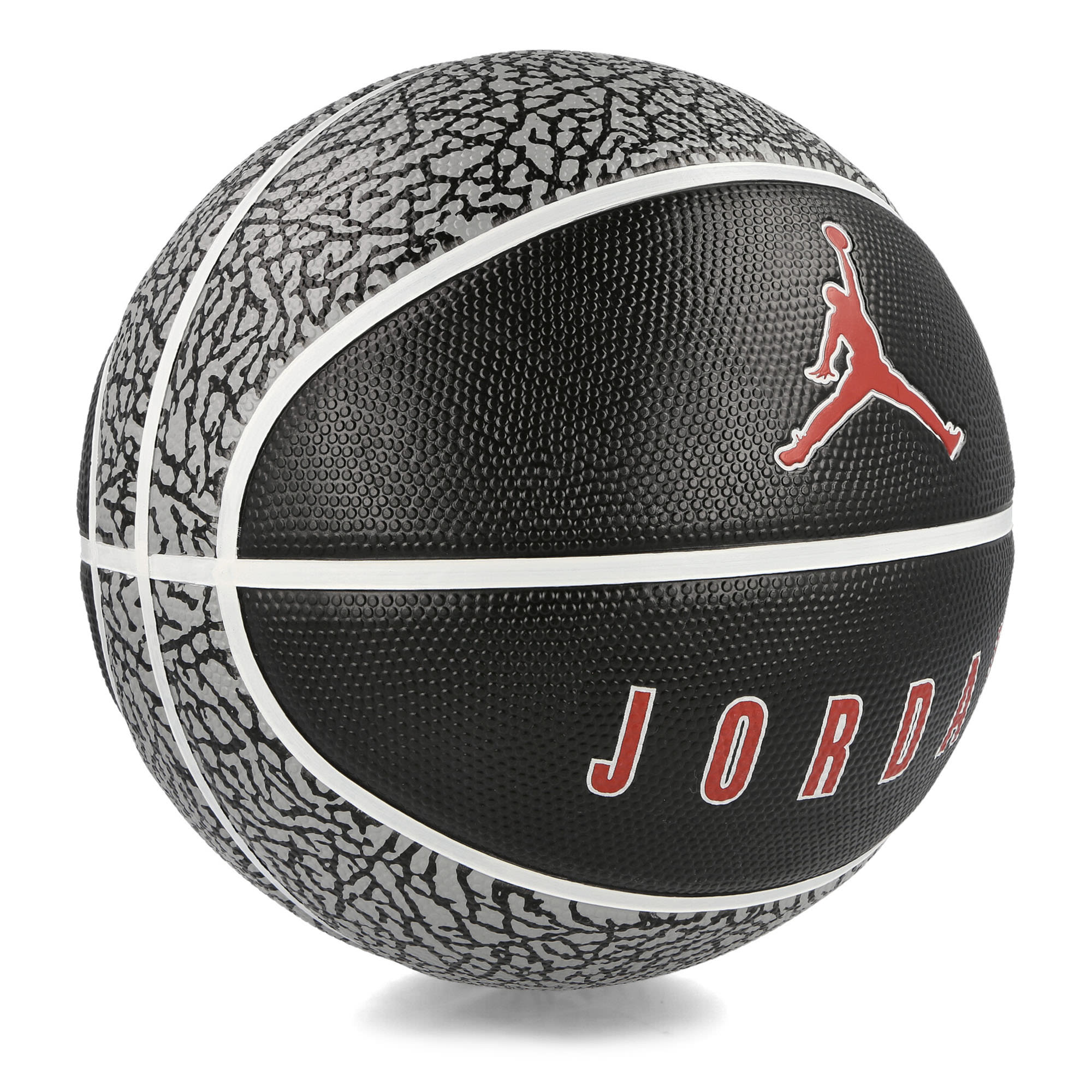 Jordan Playground 2.0 8P Basketball Grey / Black / White / Varsity Red Basketballs Detailfoto | Overkill