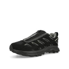 Merrell Moab Speed Zip GTX 1 TRL Black Low Top Sneakers  Close Up | Overkill