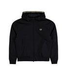 Fred Perry Hooded Brentham Jacket Black Puffer Jackets J1304-102 | Overkill
