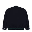 Fred Perry Tennis Badge Bomber Jacket Navy Jacket J1313-608 Close-up | Overkill
