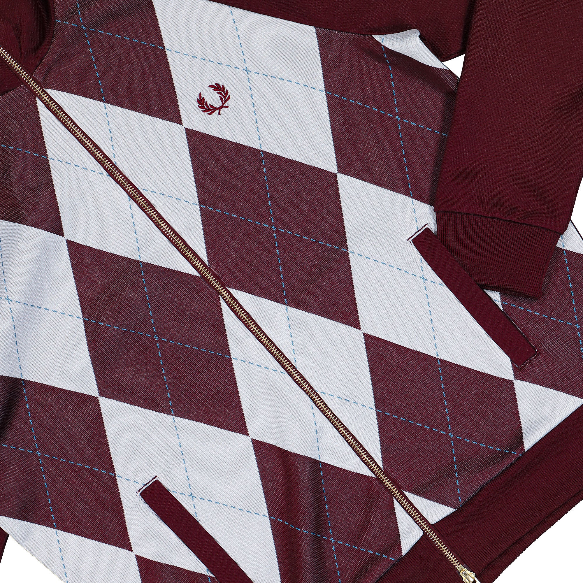 Fred Perry Argyle Track Jacket J1319-597 | OVERKILL