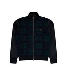 Fred Perry Knitted Front Track Jacket Black Track Jackets J1335-102 | Overkill
