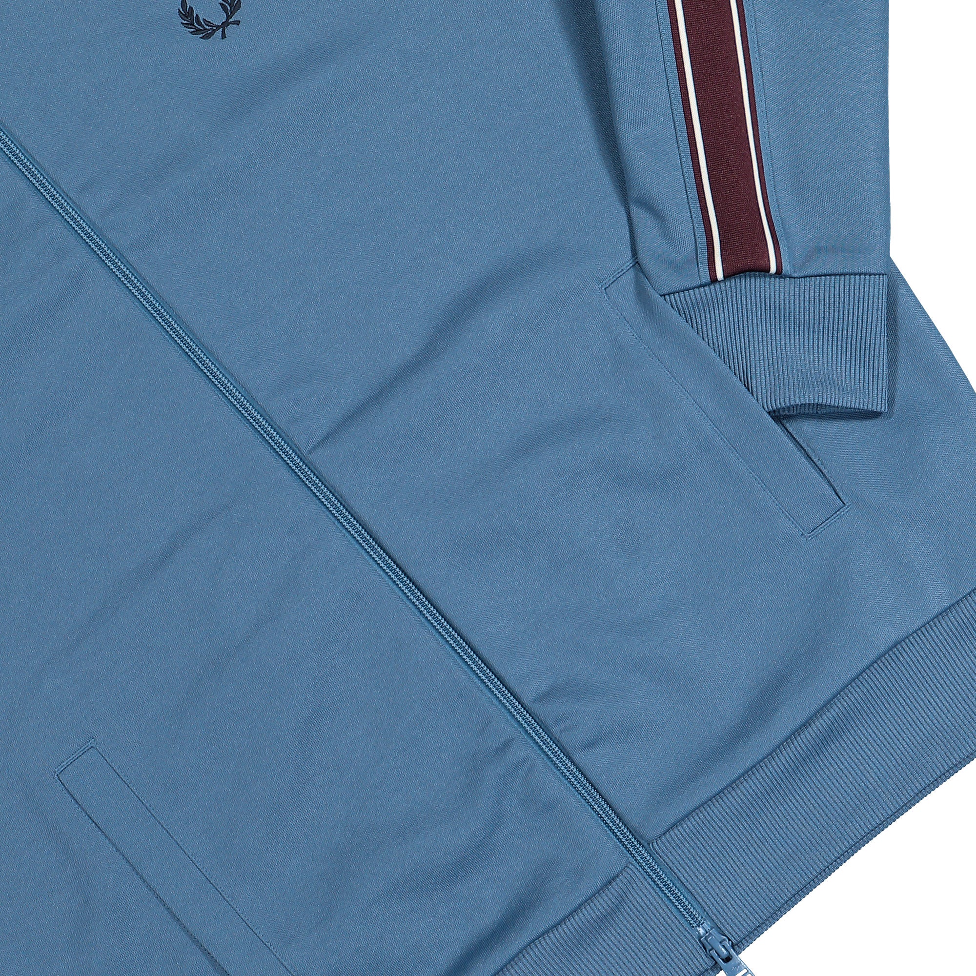 Fred Perry Tramline Tape Track Jacket Ace Blue Track Jackets J2309-27A Detail View 1 | Overkill

