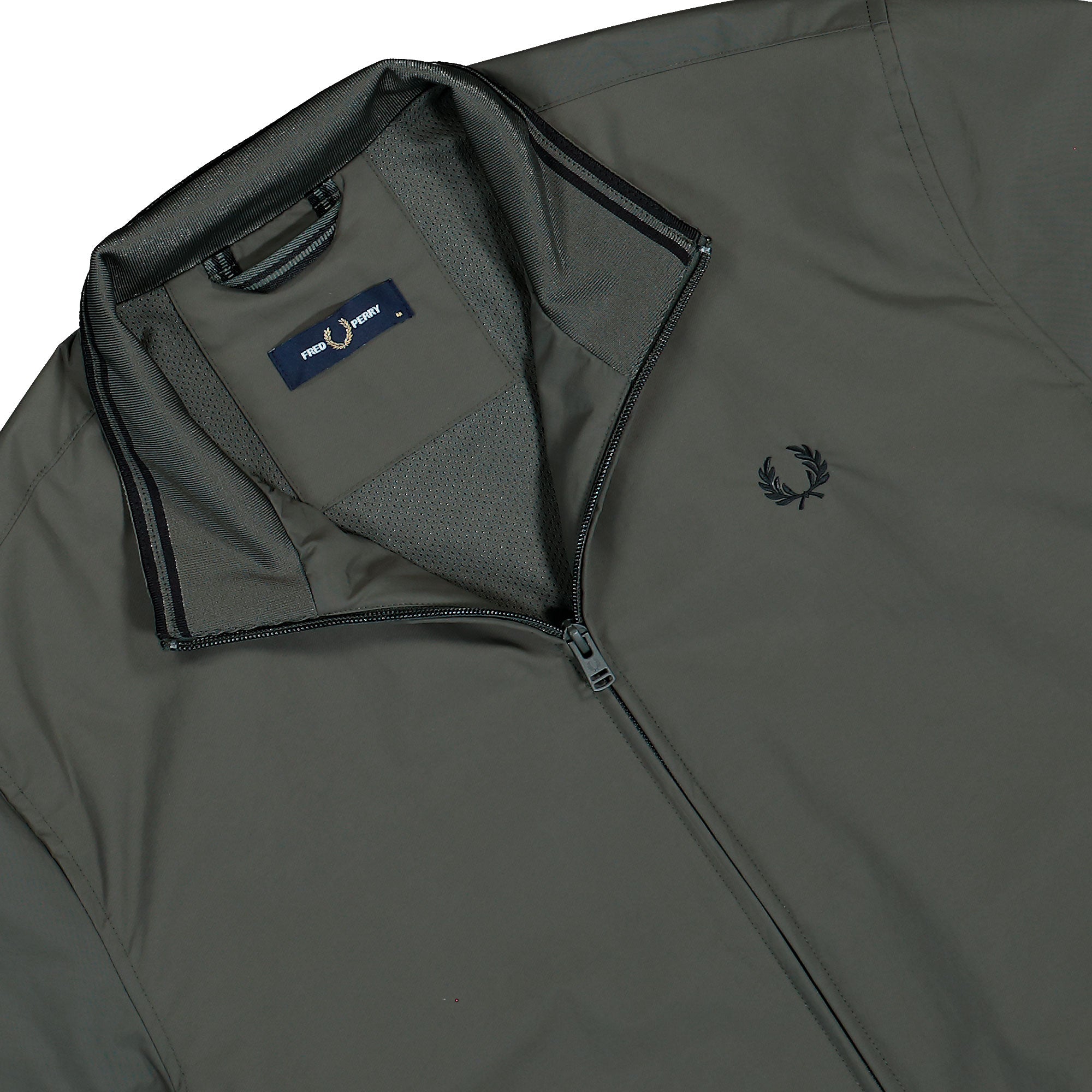Fred Perry Brentham Jacket Field Green Jacket J2660-148 Detailfoto | Overkill
