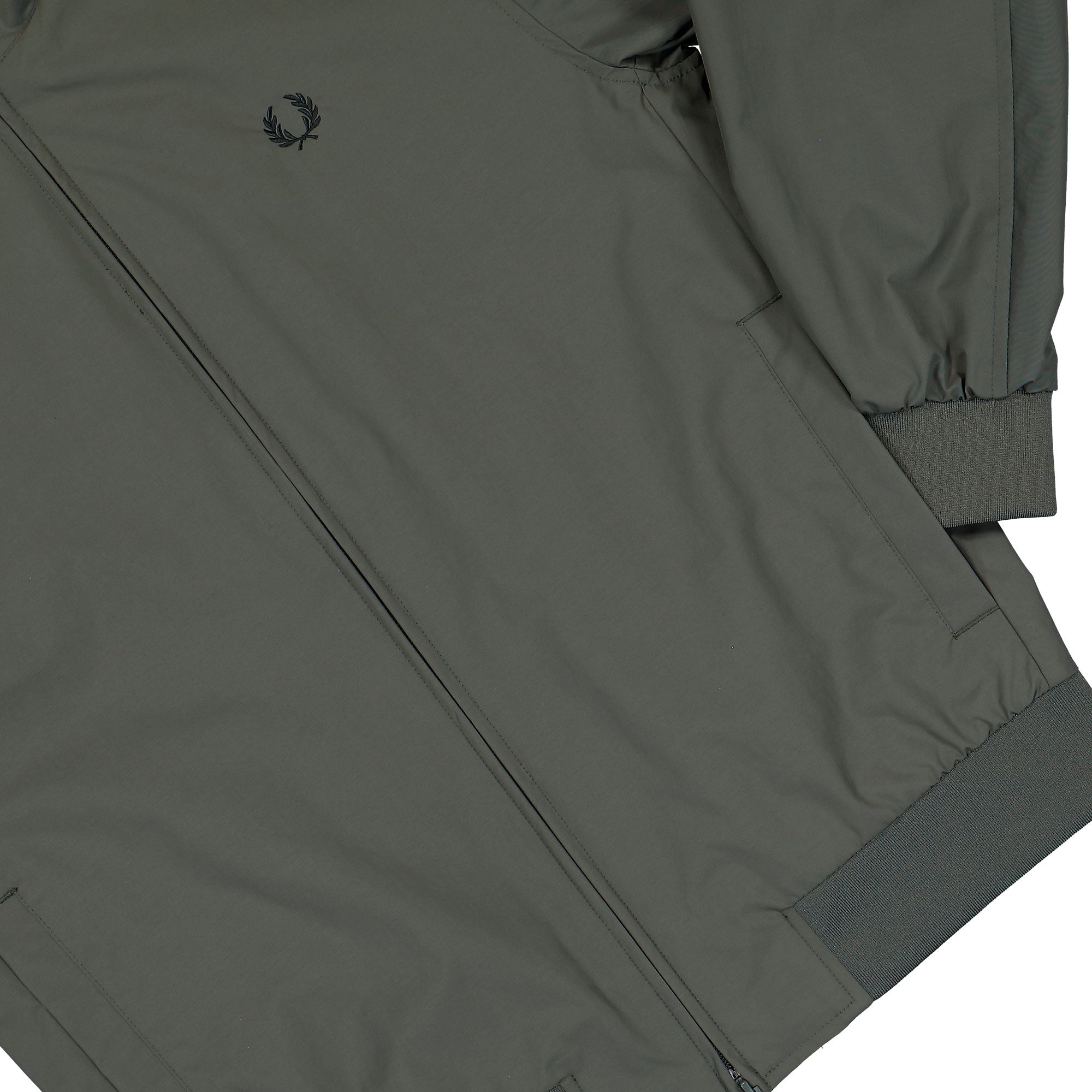 Fred Perry Brentham Jacket Field Green Jacket J2660-148 Detail View 1 | Overkill

