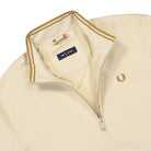 Fred Perry Brentham Jacket Oatmeal Bomber & Varsity Jackets Close-up | Overkill