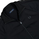 Fred Perry Contrast Taped Track Jacket Black Jacket J3343-102 Detailfoto | Overkill

