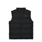 Fred Perry Insulated Gilet Black Vests J4566-198 | Overkill