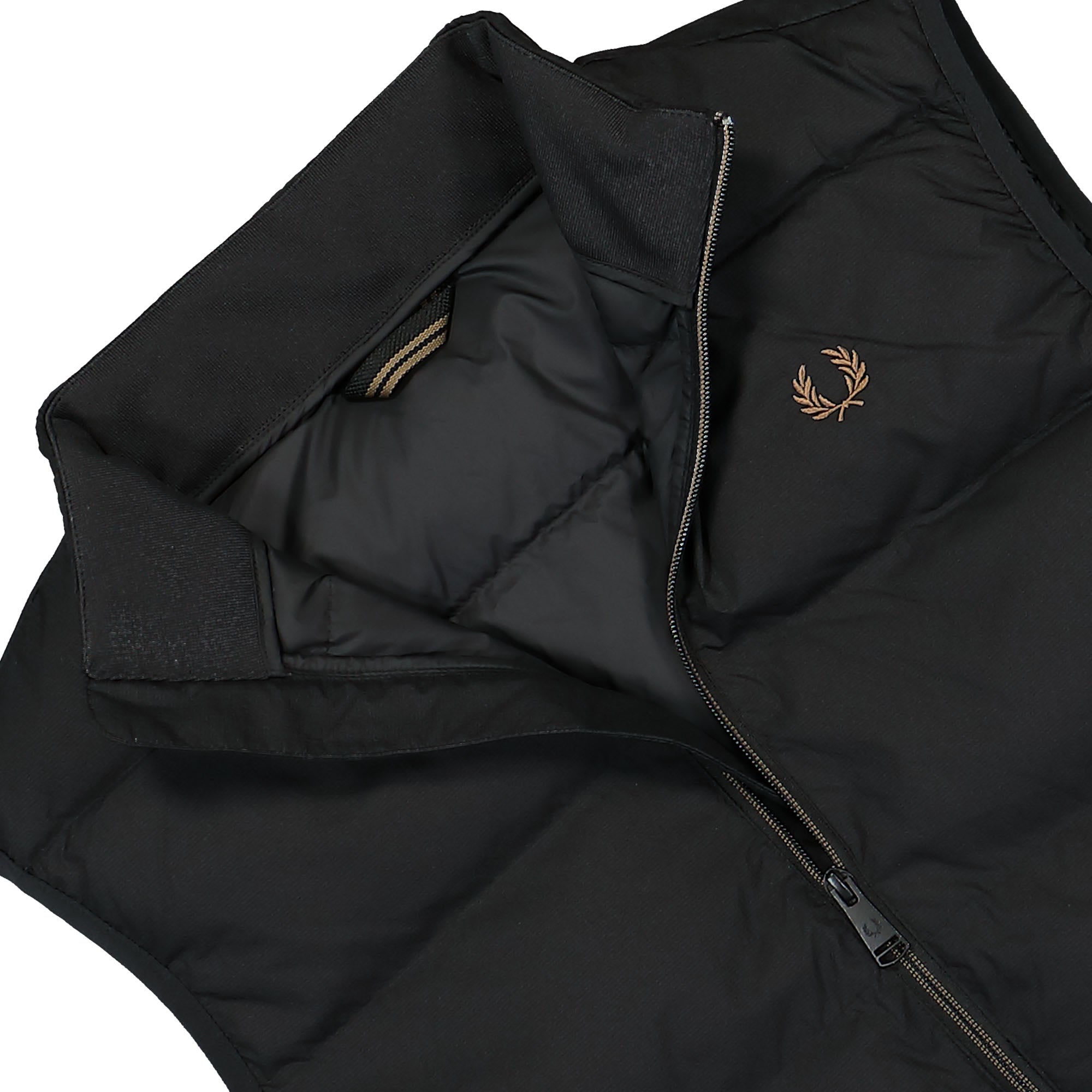 FRED PERRY ブラック ダウンベスト J4566 Fred Perry Insulated Gilet J4566-198 | OVERKILL