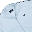 Fred Perry Taped Track Jacket Dusky Blue Track Jackets J4620-28A Detailfoto | Overkill
