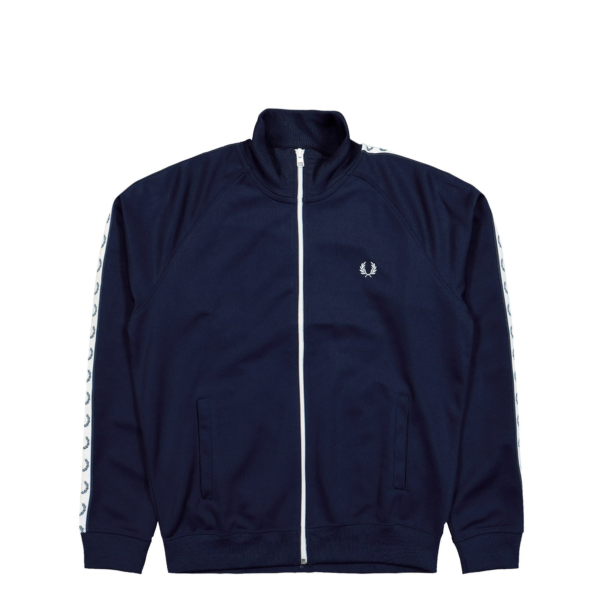 Fred Perry Taped Track Jacket Carbon Blue Jacket J4620-885 | Overkill
