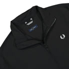 Fred Perry Woven Track Jacket Black Track Jackets Close-up | Overkill