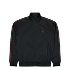 Fred Perry Contrast Tape Track Jacket Black Jacket J5557-220 | Overkill
