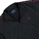 Fred Perry Contrast Tape Track Jacket Black Jacket J5557-220 Detailfoto | Overkill
