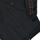 Fred Perry Contrast Tape Track Jacket Black Jacket J5557-220 Detail View 1 | Overkill
