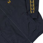 Fred Perry Contrast Tape Track Jacket Navy Jacket J5557-248 Detail View 1 | Overkill
