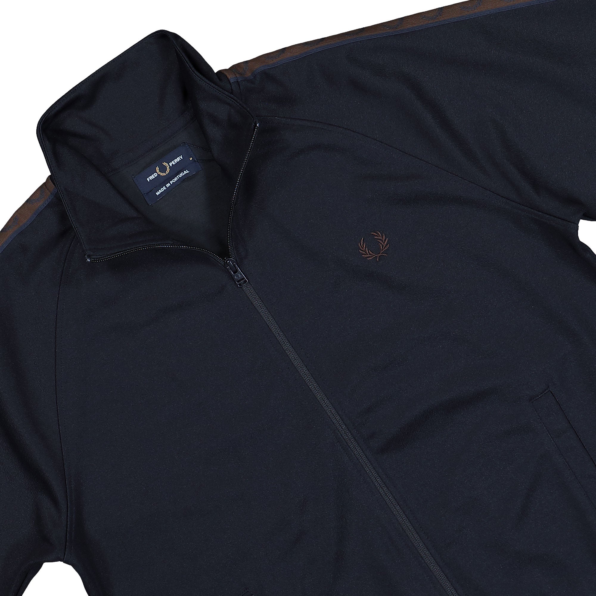 Fred Perry Contrast Tape Track Jacket J5557-40A | OVERKILL