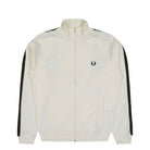 Fred Perry Contrast Tape Track Jacket Ecru / Burnt Tobacco Track Jacket J5557-42A | Overkill
