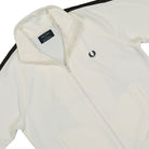 Fred Perry Contrast Tape Track Jacket Ecru / Burnt Tobacco Track Jacket J5557-42A Detailfoto | Overkill
