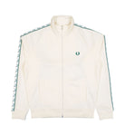 Fred Perry Contrast Tape Track Jacket Ecru Track Jackets J5557-560 | Overkill
